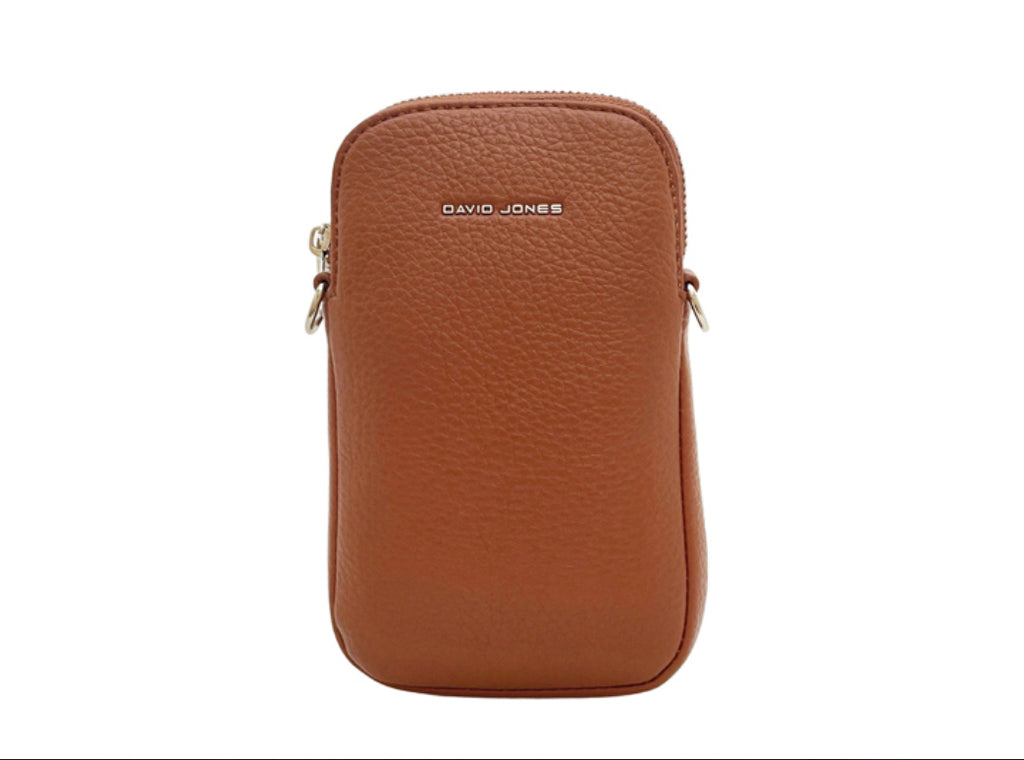 David Jones Phoebe Phone Bag in Ivory