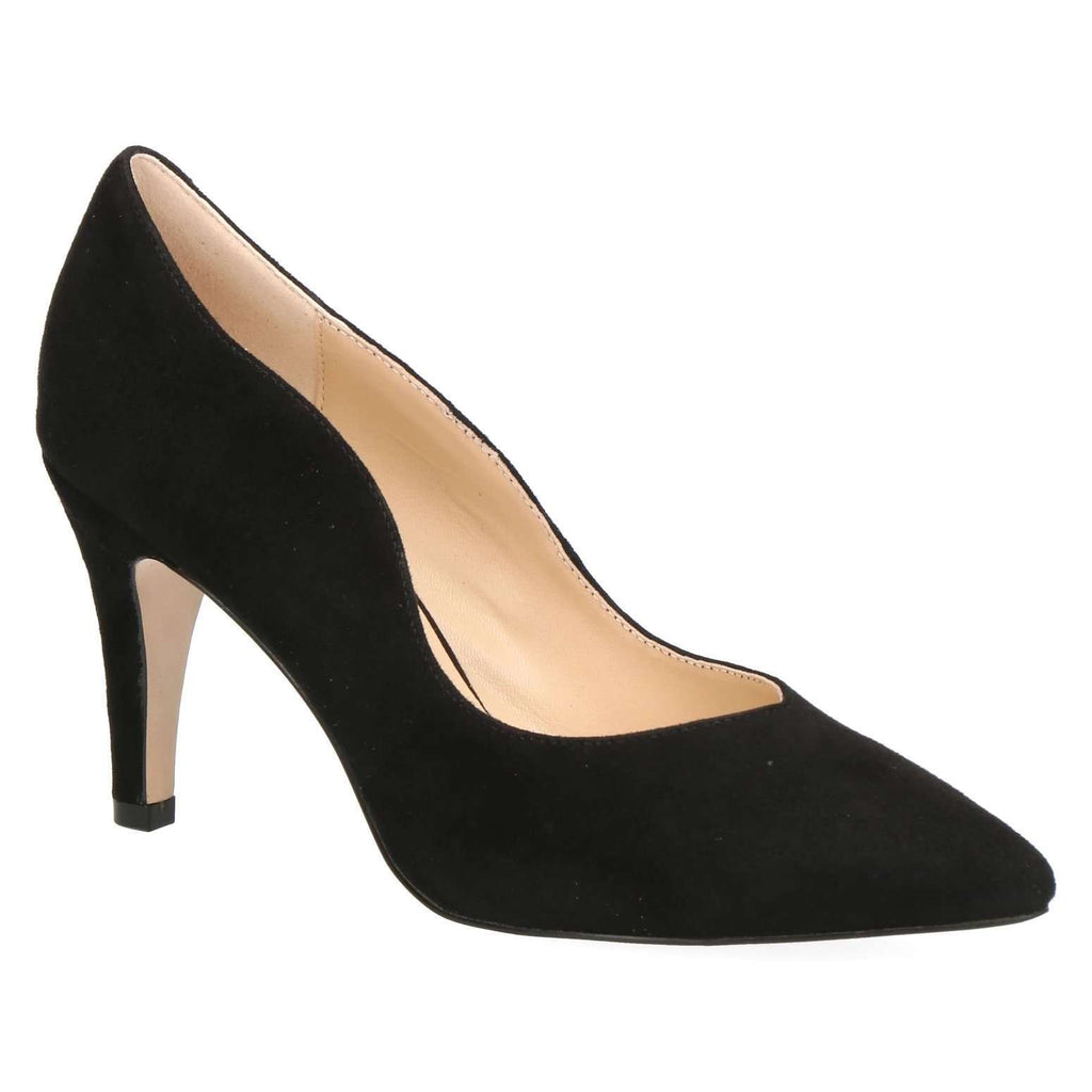 Black suede shop court shoes uk