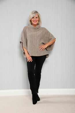 Goose Island 1165 Cowl Neck Poncho (13 Colours)