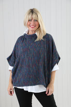 Goose Island 1572 Multi Fleck Cowl Neck Poncho (9 Colours)