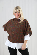 Goose Island 1572 Multi Fleck Cowl Neck Poncho (4 Colours)