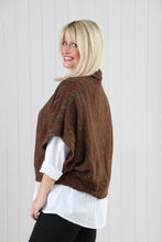 Goose Island 1572 Multi Fleck Cowl Neck Poncho (4 Colours)