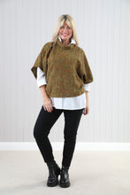 Goose Island 1572 Multi Fleck Cowl Neck Poncho (9 Colours)