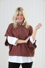 Goose Island 1572 Multi Fleck Cowl Neck Poncho (9 Colours)