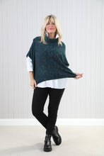 Goose Island 1572 Multi Fleck Cowl Neck Poncho (4 Colours)