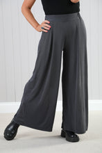 Goose Island 4571 Sorrento Plain Fine Ribbed Stretchy Wide Leg Trousers (4 Colours)