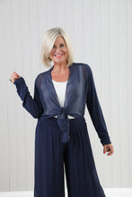 Goose Island 4646 Plain Silk Trim Waterfall Shrug (3 Colours)