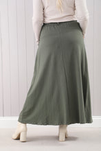 Goose Island 4659 Plain Jersey A-Line Skirt With Pockets (2 Colours)