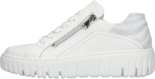 Waldlaufer H-Livia 941005 201 275 White Leather Flatform Trainers