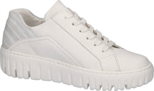 Waldlaufer H-Livia 941005 201 275 White Leather Flatform Trainers