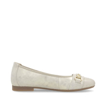 Remonte D0K10-90 Leather Soft Gold Metallic Ballet Pumps