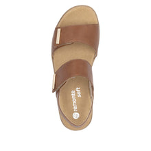 Remonte D0Q59-24 Lugano Brown Leather Sandals