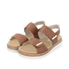 Remonte D0Q59-24 Lugano Brown Leather Sandals