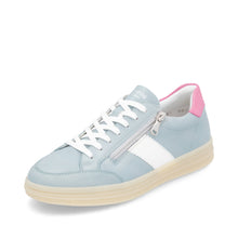 Remonte D2C02-12 Odeon Leather Light Blue Combination Trainers