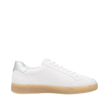 Remonte D2C02-80 Rock White And Silver Leather Trainers