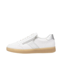 Remonte D2C02-80 Rock White And Silver Leather Trainers