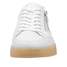 Remonte D2C02-80 Rock White And Silver Leather Trainers