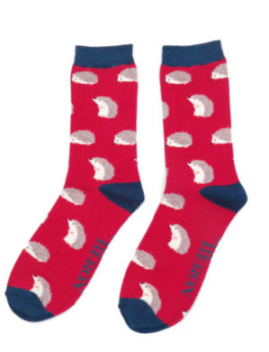 Mr Heron Bambo Cute Hedgehogs Socks (3 Colours)