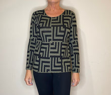 Fern Designer Styled Print Round Neck Angora Jumper (4 Colours)