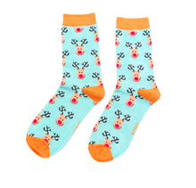 Miss Sparrow Reindeer Bamboo Socks (4 Colours)