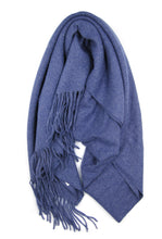 Plain Classic Cashmere Blend Pashmina Style Scarf (12 Colours)