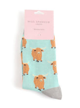 Miss Sparrow SKS457 Highland Herd Bamboo Socks (3 Colours)