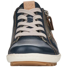 Remonte R1426-14 Blue Combination Leather Trainers