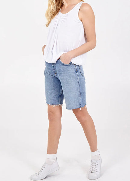 Plain Ruffle Style Bubble Hem Vest Top (3 Colours)