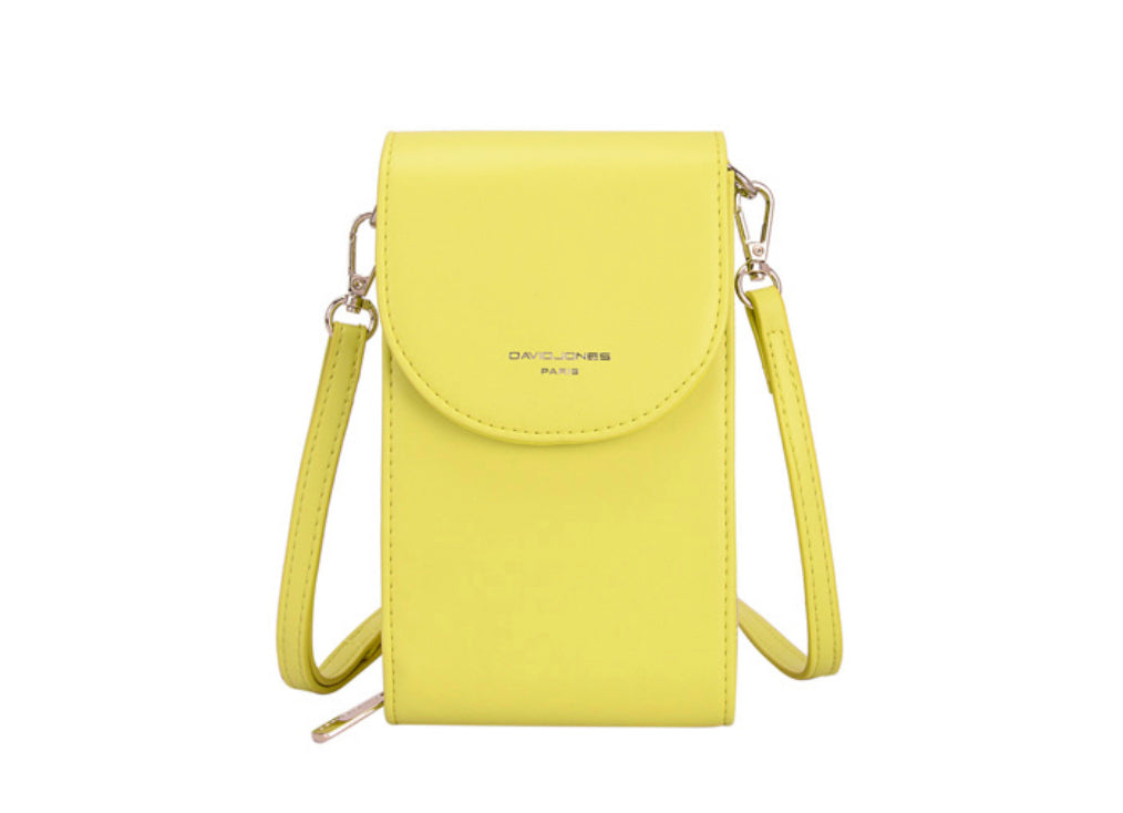 Medium-Sized Crossbody Bag - Yellow | Chicatolia