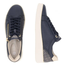 Remonte D2E00-14 Lugano Leather Pacific Navy Blue Trainers