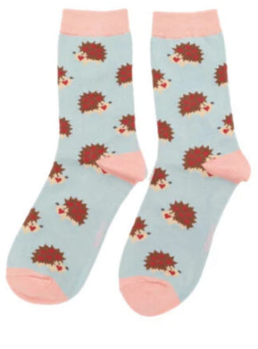 Miss Sparrow Bamboo Hearty Hedgehogs Socks (2 Colours)