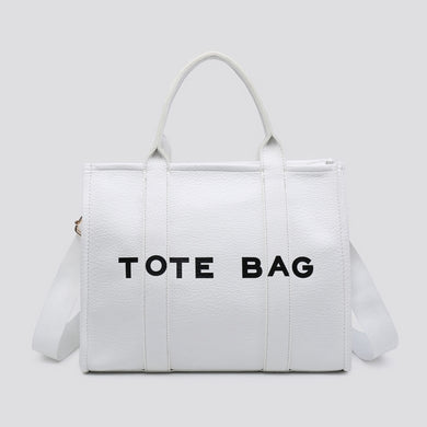 The Soft Plain Tote Bag Styled Grab Bag With Detachable Strap (3 Colours)