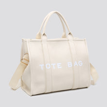 The Soft Plain Tote Bag Styled Grab Bag With Detachable Strap (3 Colours)