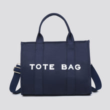 Plain Canvas The Tote Bag Styled Grab Bag With Detachable Strap (4 Colours)