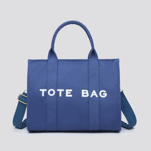 Plain Canvas The Tote Bag Styled Grab Bag With Detachable Strap (4 Colours)