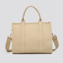 Plain Canvas The Tote Bag Styled Grab Bag With Detachable Strap (4 Colours)