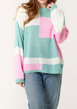 Block Colour Round Neck Light Knit Jumper (2 Colours)