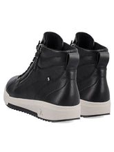 Rieker Evolution W0164-00 Castor Black Lace-Up Ankle Trainer Boots