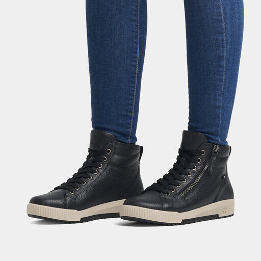 Ladies black trainer boots online