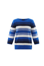 Marble 7460 Cotton Fine Knit Striped Jumper (2 Colours)