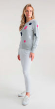 Marble 7872 Cotton Multicoloured Polka Dot Fine Knit Jumper (2 Colours)