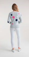 Marble 7872 Cotton Multicoloured Polka Dot Fine Knit Jumper (2 Colours)