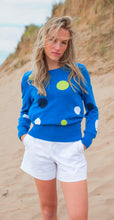 Marble 7872 Cotton Multicoloured Polka Dot Fine Knit Jumper (2 Colours)