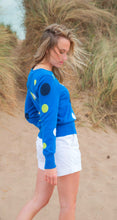 Marble 7872 Cotton Multicoloured Polka Dot Fine Knit Jumper (2 Colours)