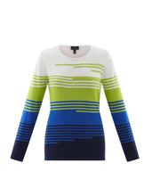 Marble 7894 Cotton Striped Colour Block Design Jumper (2 Colours)