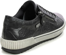 Remonte D0700-00 Ottawa Black Leather Tex Lace-Up Trainers