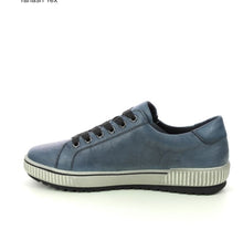 Remonte D0700-14 Ottawa Blue Leather Tex Lace-Up Trainers