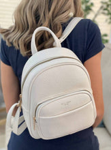 David Jones 7000-2 White Backpack Bag