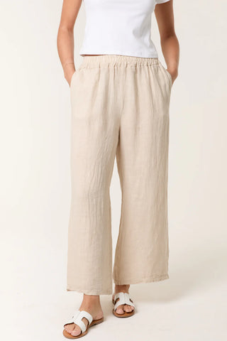 Plain Linen Wide Leg Trousers (5 Colours)