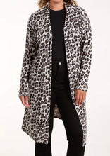 Leopard Print Design Longline Cardigan (3 Colours)